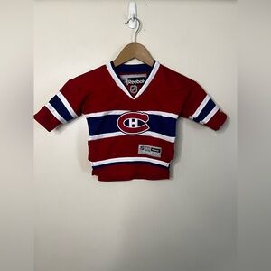 Vintage Reebok Montreal Canadiens NHL Hockey Jersey Infant Youth 12 - 24 Months